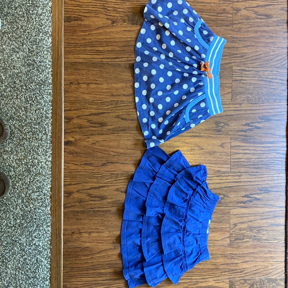 Lot of 2 Mini Boden Skorts Size 7-8